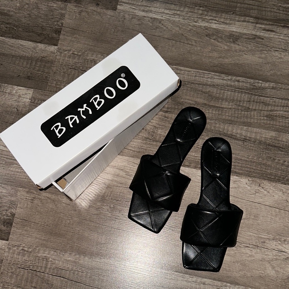 Bamboo Boxy Sandals
